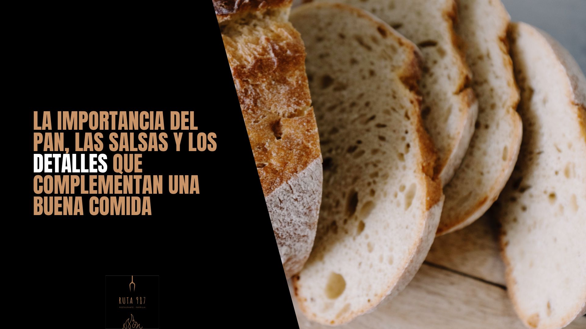 pan artesano para acompañar los platos