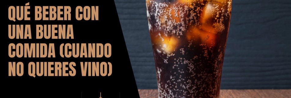 bebidas alternativas al vino en las comidas