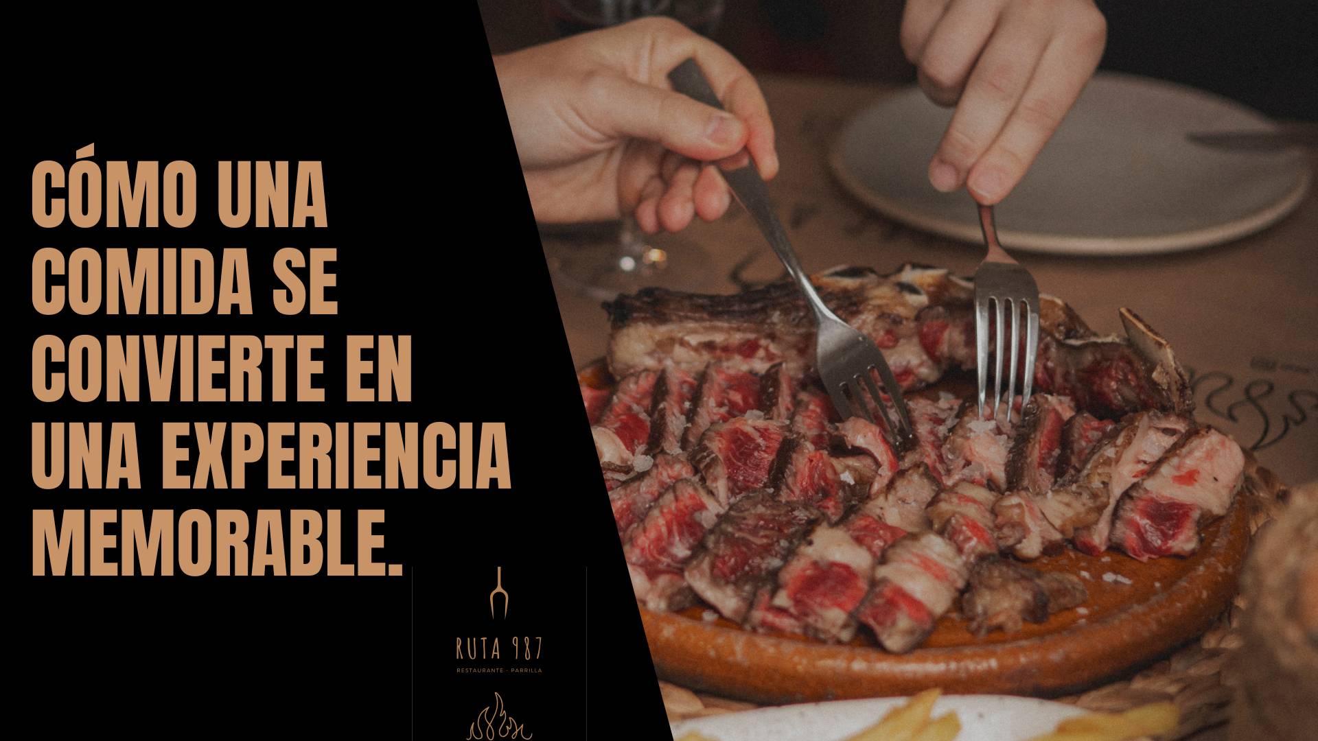 una comida una experiencia memorable