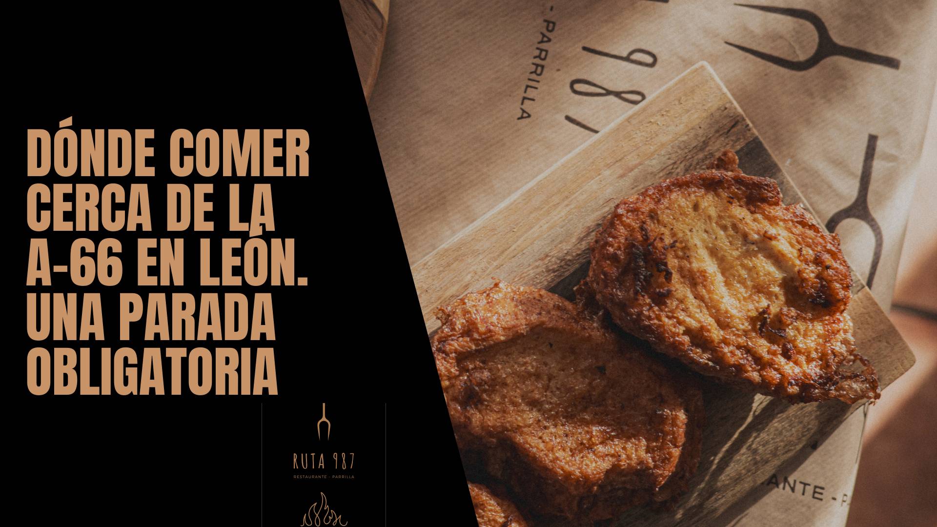 Comer cerca de la A-66 en León